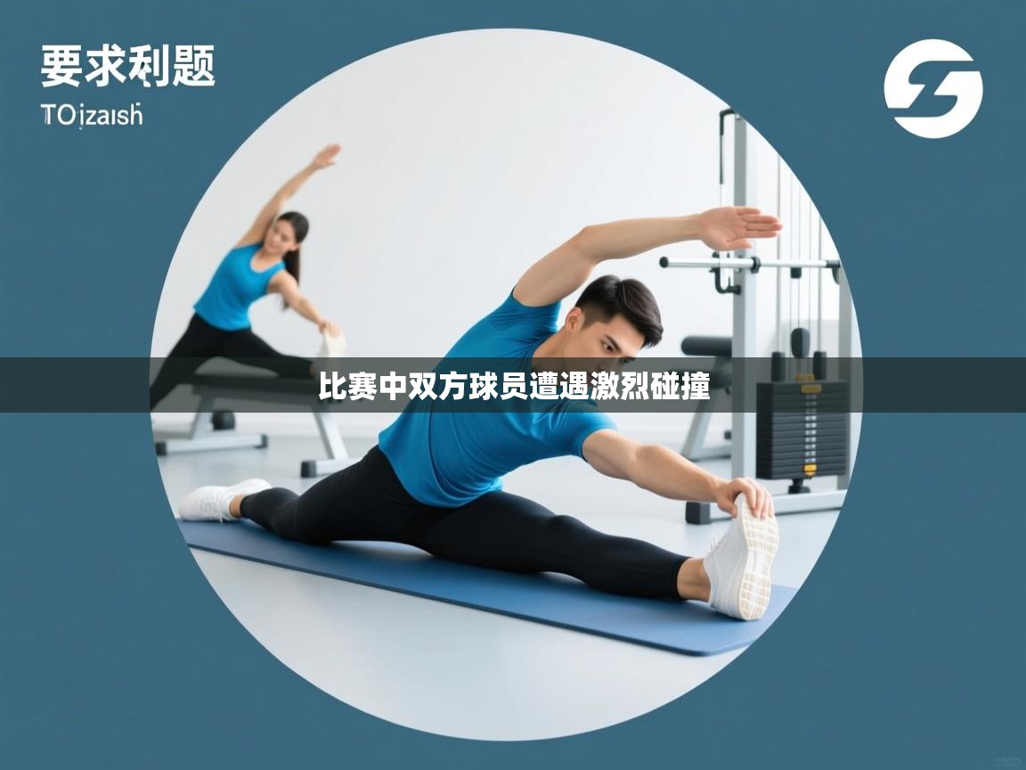 比赛中双方球员遭遇激烈碰撞  第1张